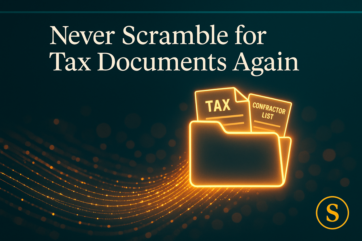 Never Scramble for Tax Documents Again