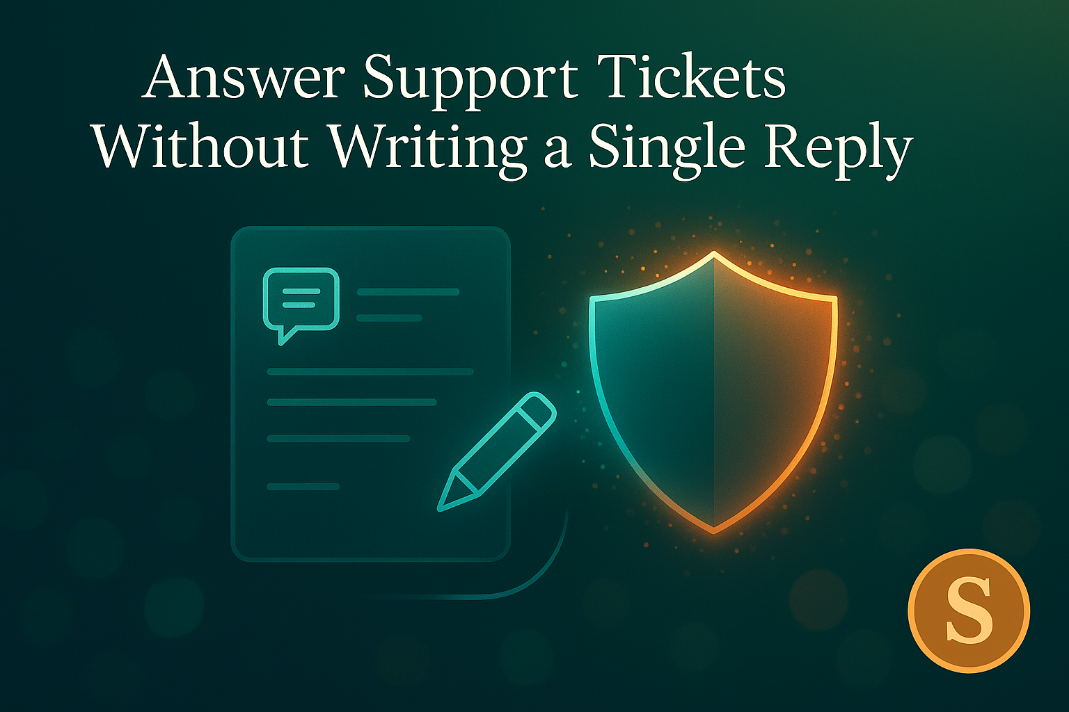 Answer Support Tickets Without Writing a Single Reply